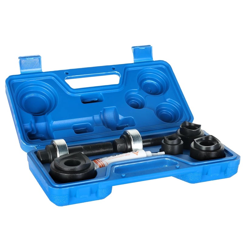 ZUVER Manual Knockout Punch Kit, with 4 Blackened Dies 1/2", 3/4", 1", 1-1/4" Heavy Duty KO Hole Punch Driver and Cutter Set for Electrical Conduit and Metal Sheet - Image 1